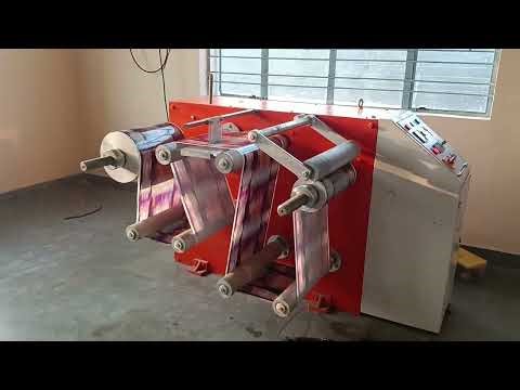 High Speed Roll Winder Rewinder Machine Printing For Batch Coding, Bar Code, MRP, Expiry Date etc...