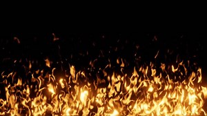 Download Fire visual effect isolated on black for free