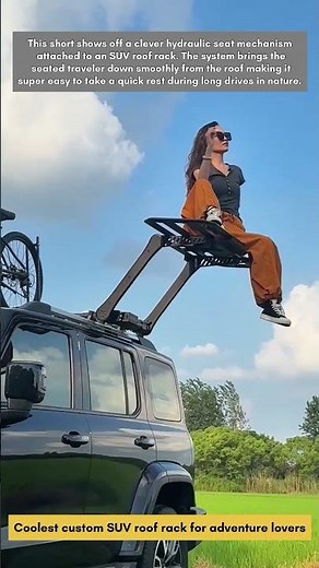 Coolest custom SUV roof rack for adventure lovers