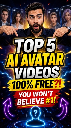 Top 5 FREE AI Avatar Tools in 2026 – Create AI Videos Without Recording