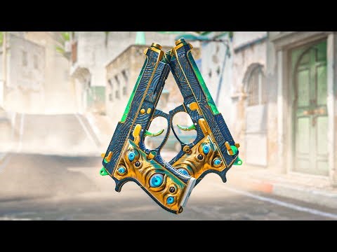 HOLY MOLY THIS SKIN IS BANGER🔥🔥-CS2 Dual Berettas Angel Eyes Ingame Showcase -CS2 Genesis Collection