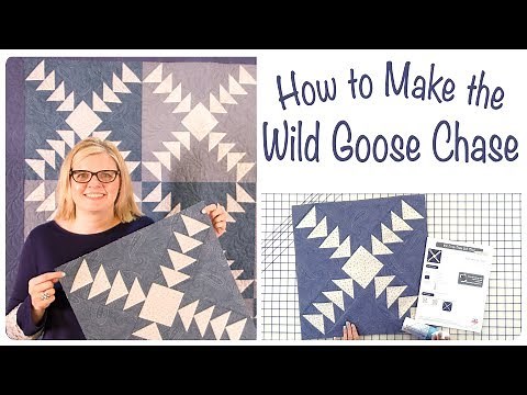 Wild Goose Chase - Classic and Vintage Block (FREE BLOCK PATTERN!)
