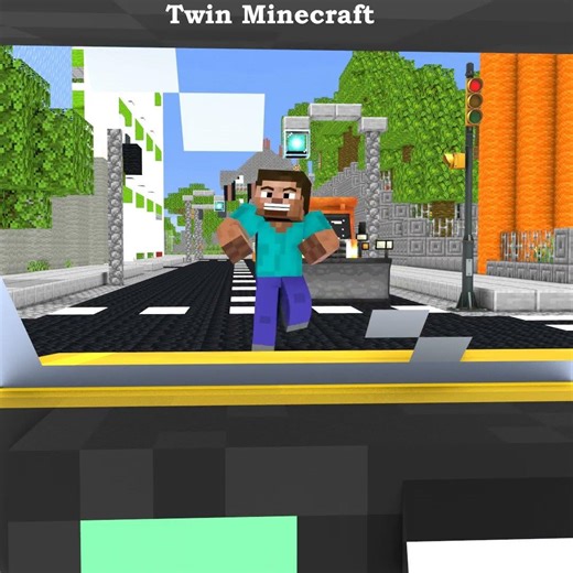 Canción Despacito en las bocinas de los autos #funny #minecraft #shorts