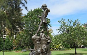 Peter Pan Statue in Perth, Australia