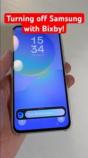 How to turn off Samsung Galaxy with Bixby #samsunggalaxy #samsungtips #bixby #shorts