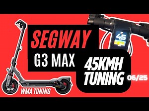 Segway G3 45kmh Tuning - Cruise Control, Zero Start & Brake Trick - IOS & Android