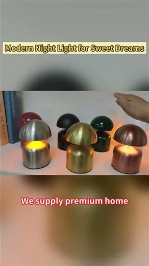 Compact bedside lamp saves space and matches all bedroom styles!