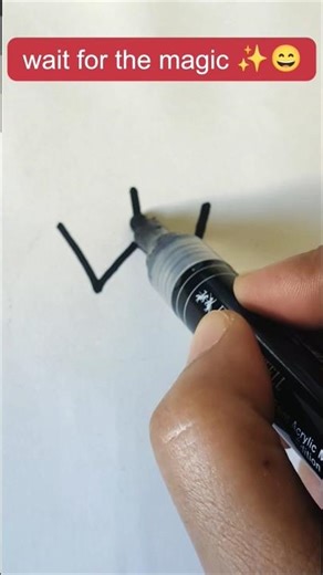 Alphabet magic drawing tricks for beginners #easydrawing #art #easyartlover