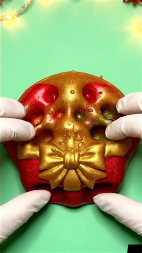 Holiday Gift Box Slime 🎄✨ Satisfying Christmas ASMR