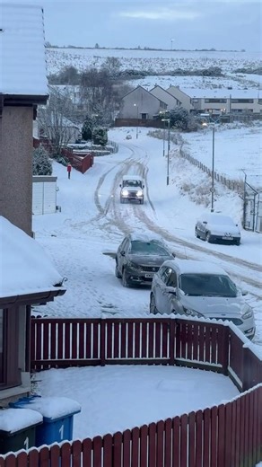 Cinematic Snowfall from My Window ❄️ Backyard Covered in Snow
