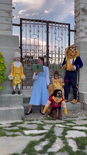 Family Halloween Costumes: Beauty and the Beast Fun!