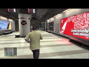 GTA 5 UNDERGROUND METRO TRAIN STATION LOCATION GAMEPLAY!