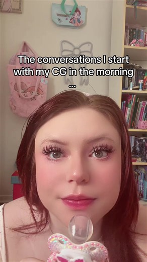 7 am sharp 🫡⭐️🎀 #fypシ゚ #littlespacelittleone #littles #fypthis #cgl