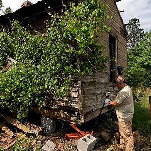 10K views · 249 reactions | On this episode of Adventures Into Preservation, we begin the process of saving this house. The first step? Stabilizing the foundation. Because if we don’t act now, this piece of history will collapse and be gone forever. #historicpreservation #savinghistory #oldhouselove #100yearoldhome | Adventures Into History | Facebook
