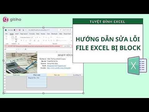 Hướng dẫn sửa lỗi file Excel bị block không chỉnh sửa được