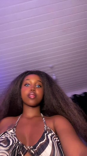 Stylish Bikini Poses with Long Curly Hair