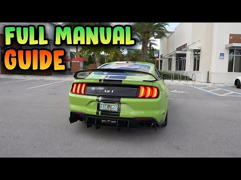 THE COMPLETE GUIDE TO DRIVING A MANUAL TRANSMISSION CAR (SHIFTING, REV MATCHING, REVERSE, & PULLS)
