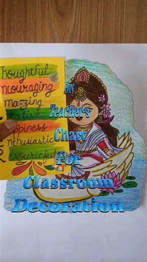 Diy Teacher's Chart for classroom decoration #easyideas #youtubeshorts #classroomideas #classcraft