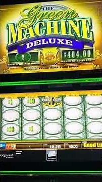 24 Spins! ONE OF OUR LARGEST FREESPIN WINS!! $5 Max Bet Green Machine Deluxe