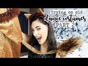 Trying On Old Dance Costumes PART 2! || Jenna Rose