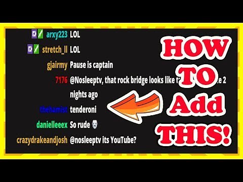 How to Add Chat Overlay to Your Live Streams - Streamlabs and OBS Studio Tutorial Stream Chat