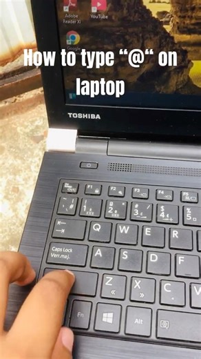 How to type “@“ on laptop ☺️😊
