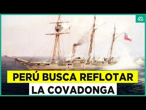 Goleta fue hundida en la Guerra del Pacifico: Perú busca reflotar La Covadonga