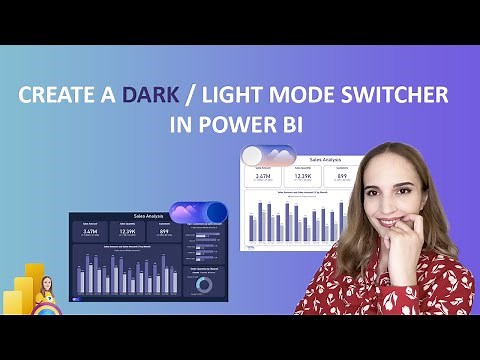 Create a Dark/Light mode switcher in Power BI!