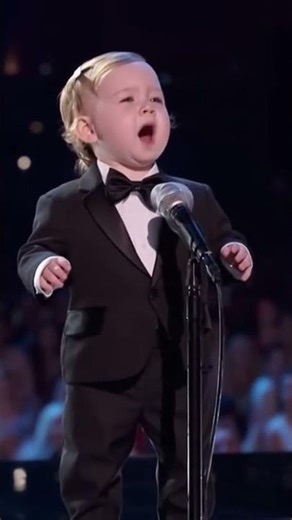 Baby singing Opera in Talent Show