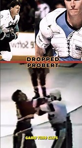 Bob Probert got KO’d for the first time…🥊😳
