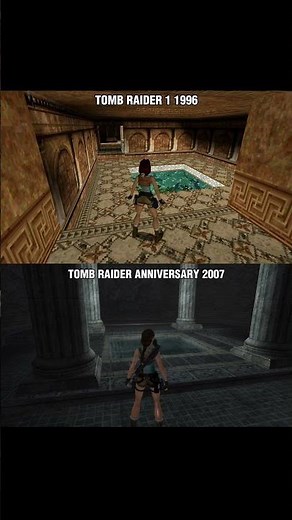Tomb Raider 1 And Anniversary Comparison | Evolution of Tomb Raider