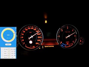 BMW X5 F15 25d 231hp acceleration w dragy