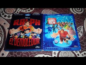 Unboxing Ralph El Demoledor 1 y 2 En Blu-Ray