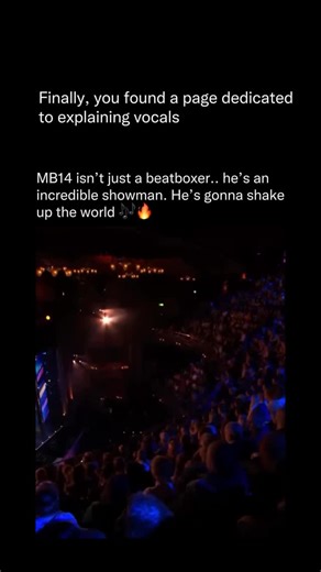Explaining Vocals | Science of the human voice on Instagram: "MB14 didn’t just beatbox — he built a whole world with nothing but his voice. 🎤🔥 Every sound, every layer, every drop felt impossible… yet somehow effortless. No surprise the judges hit the Golden Buzzer — moments like this remind you what raw talent looks like. If you’ve never seen genius unfold live, this is it. Via: BGT 2023"