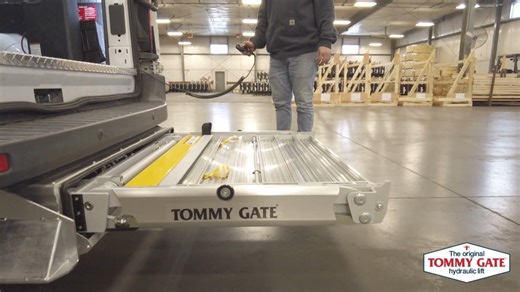 Experience the Freedom of Hands-Free: Tommy Gate's Cassette Liftgate removes the strain for seamless stowing 🚚 🙌 | Tommy Gate® Official Page
