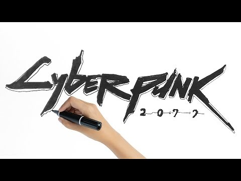 How to Draw the Cyberpunk 2077 Logo