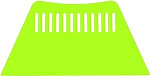 10.2 Inch Wallpaper Smoother Tool, Putty Scraper Trapezoidal Plastic Multifunction Wall Ceiling Scraper Knife for Applying Fillers, Putties, Glazes, Caulks and Paint (Green,1 Pack)