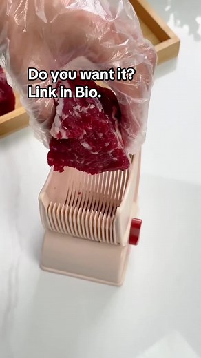Slice, shred, dice or mince meat. This meat slicer is all you need. #foryou #tiktok