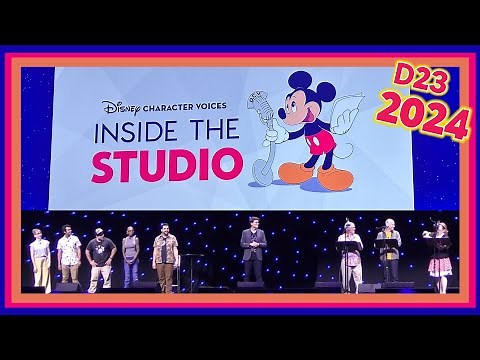 Character Voices, Inside the Studio | D23 Ultimate Disney Fan Event 2024