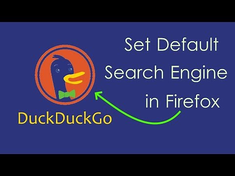 Setting up DuckDuckGo as Default Search Engine on Firefox ‪@pcguide4u‬