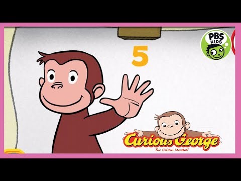 Curious George - High Five | 🐵🐵Counting with George🐵🐵