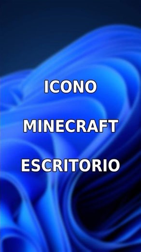 PONER ICONO MINECRAFT ESCRITORIO