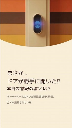 ｉパス【入退室管理やアクセス管理，情報セキュリティ教育，内部不正対策などの，物理的・人的セキュリティ対策の考え方，種類と特徴】まさか…ドアが勝手に開いた!? 本当の“情報の城”とは？