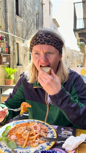 Sicilian pasta tried and true! #italy #pasta #food #holiday #live