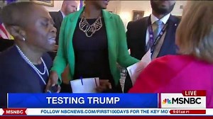 WATCH: Andrea Mitchell Reports is escorted from the room as she tries to question Sec. Tillerson and Ukrainian FM Klimkin on issues involving NKorea, China and Russia - MSNBC | NBC Nightly News with Tom Llamas