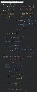 how to solve numericals in physics class 9 motion... | Filo