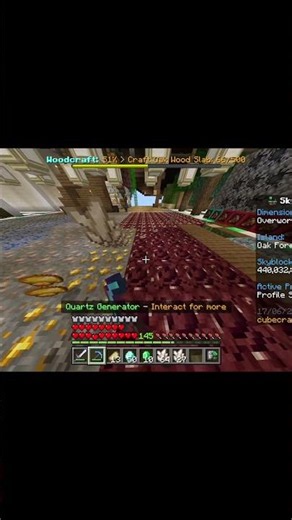 Getting MAX LEVEL MINING Cubecraft Skyblock
