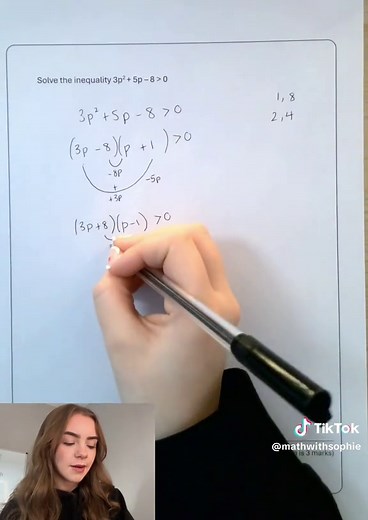 86 days to go - GCSE Higher Maths - Quadratic Inequalities - Grade 8/9 #gcse #math #revision