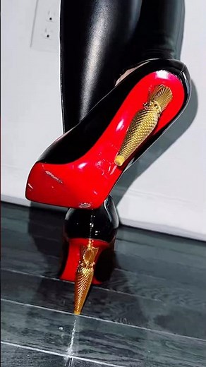 Iconic ‪@ChristianLouboutin‬ Lipchick Heels ❤️ Designer Shoe Lover Dream #Shorts