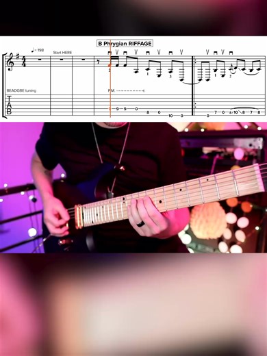 Downward pick slant = activated 😤🔥 B Phrygian riff chaos on this Charvel Angel Vivaldi Nova 7, and wow… this thing delivers tone for DAYS. Super tight feel, aggressive attack, and zero fighting the guitar — it just wants to riff. Specs doing the heavy lifting: DiMarzio pickups, Stringjoy strings, and Neural DSP bringing it all home. Also… it’s kind of insane how easy mixing in the box is now. The 2020s really said “yeah, you’re good” to home recording. Want the tabs? The tones? Or to actually 